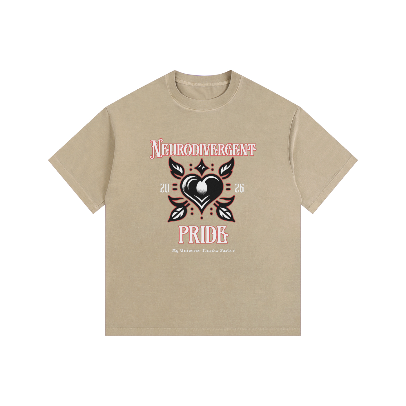 Vintage Washed Oversized Cotton T-Shirt