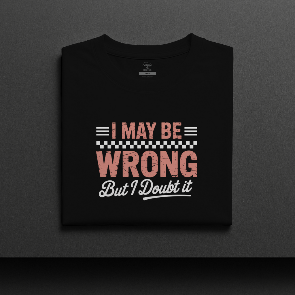 I May Be Wrong...