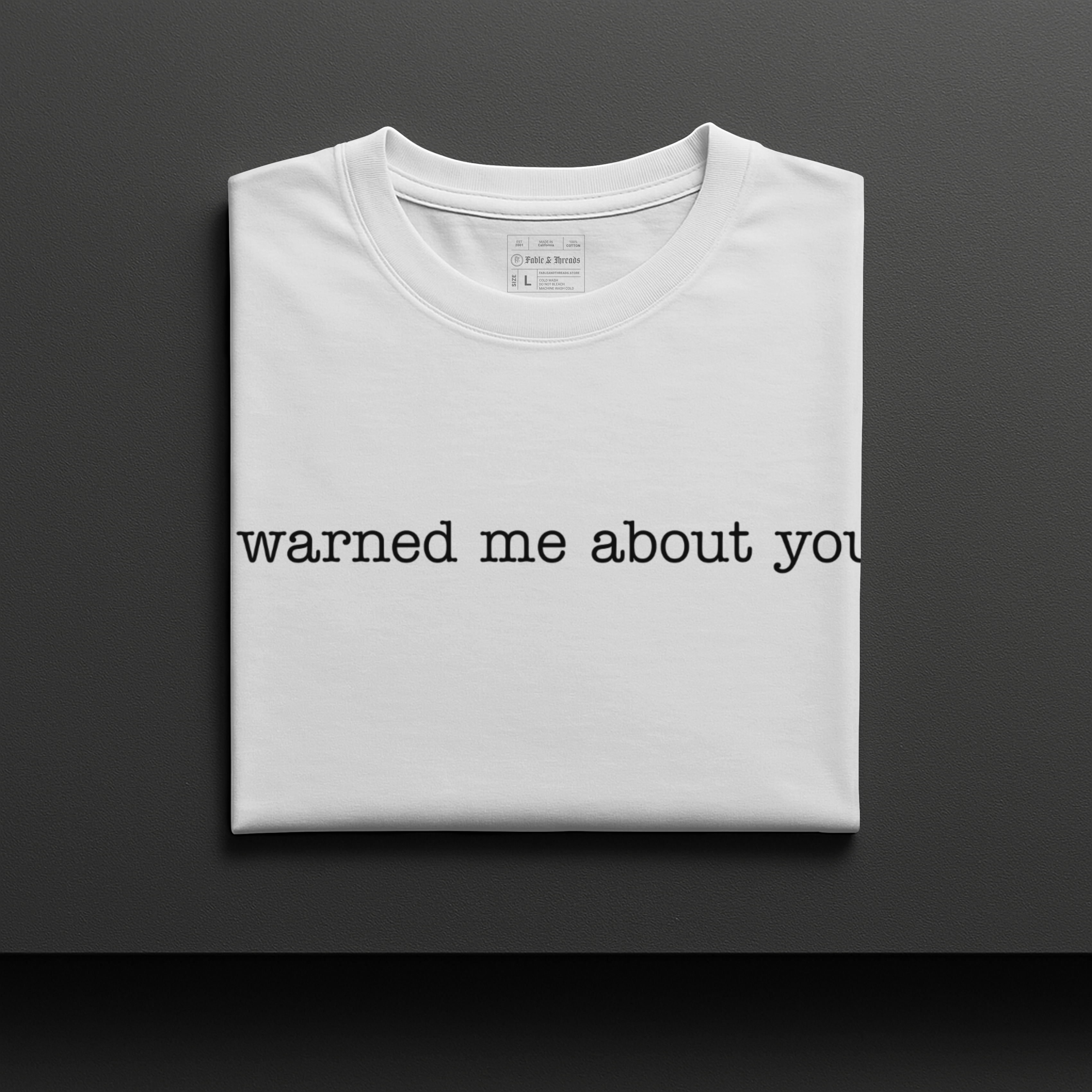 I Warned Me About You