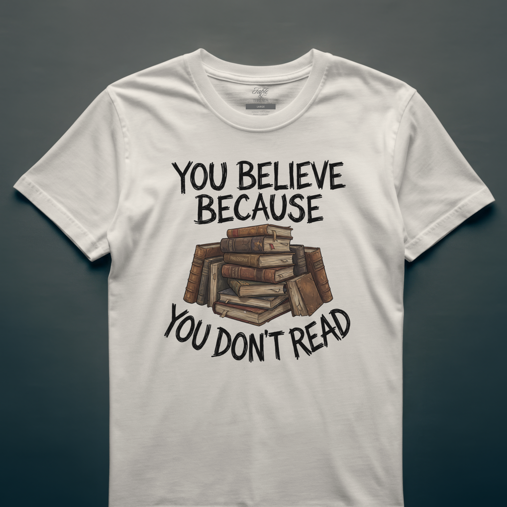 You Believe Because You Don't Read